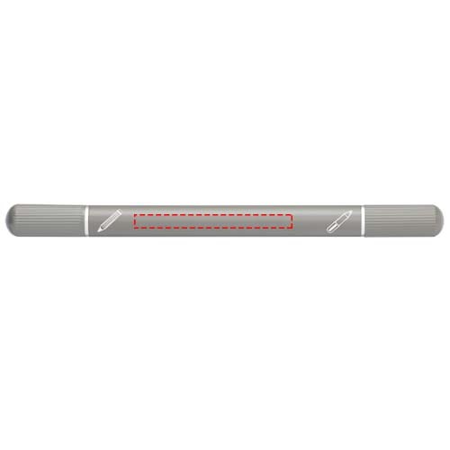 Ensemble stylo à bille et carnet de notes Skribo Gris