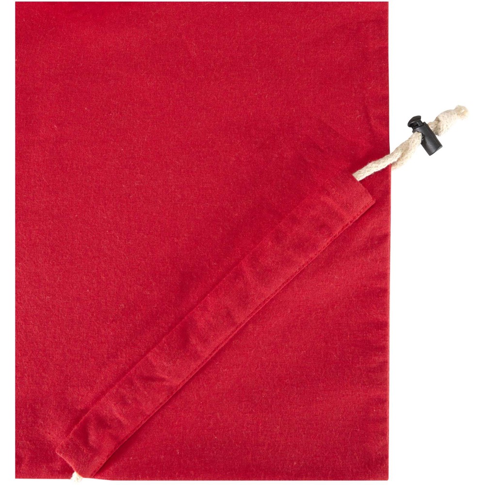 Madras Blend 140 g/m², GRS-zertifizierte, faltbare Baumwoll Tragetasche, 7 l Rot