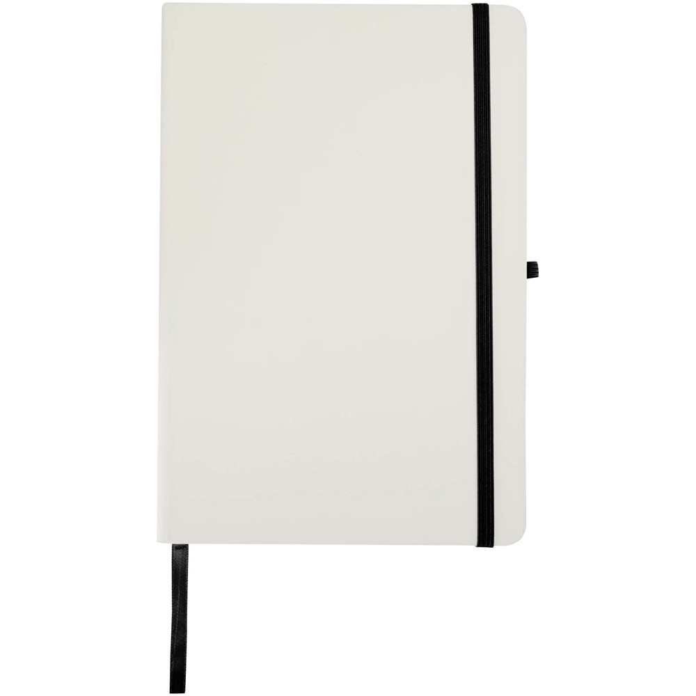 Carnet à couverture rigide Spectrum A5 avec bords colorés noir