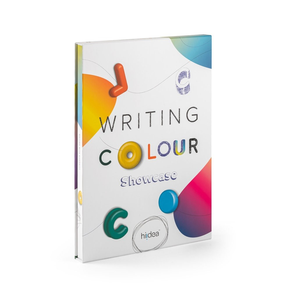 COLOUR WRITING SHOWCASE. Mustermappe mit 20 Kugelschreibern 