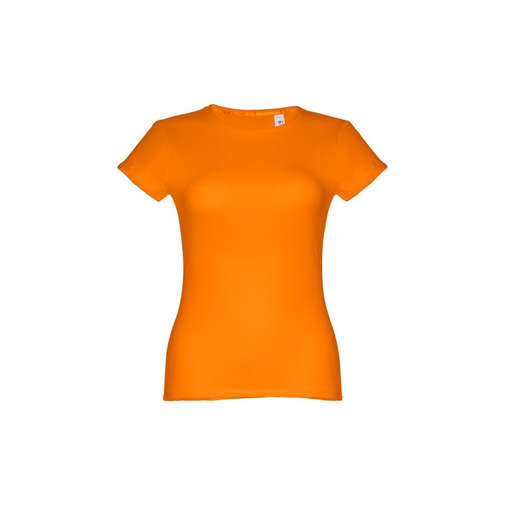 THC SOFIA Tailliertes Damen-T-Shirt orange