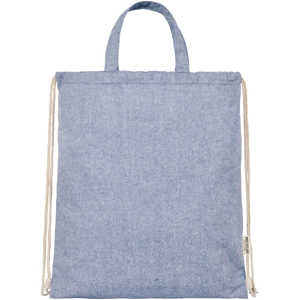 Pheebs 150 g/m² Aware™ recycelter Turnbeutel heather blau