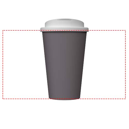Gobelet isotherme Americano® Infiniti de 350 ml avec couvercle anti-déversement Gris crépuscule