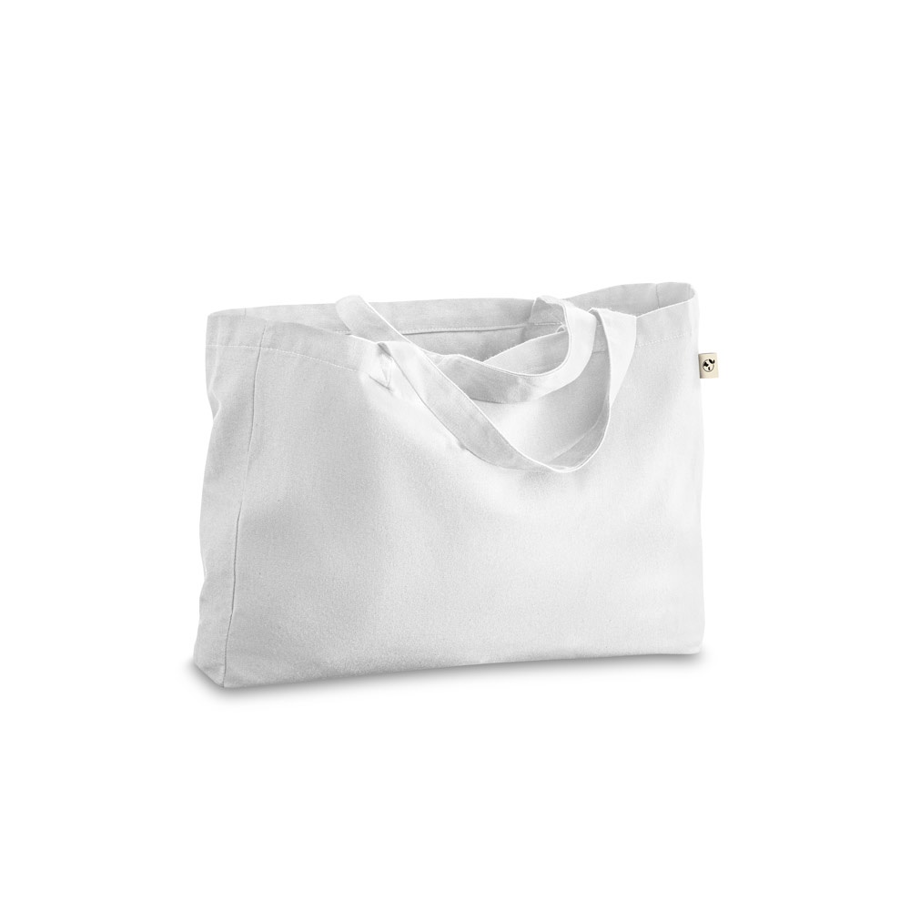 CAMDEN Sac en coton (50%), coton recyclé (30%) et polyester (20% rPET) (280 g/m²) Blanc