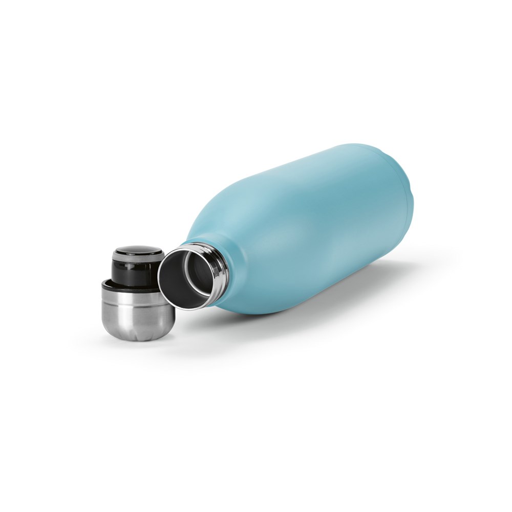 Isolierflasche 1000 ml Säntis hellblau