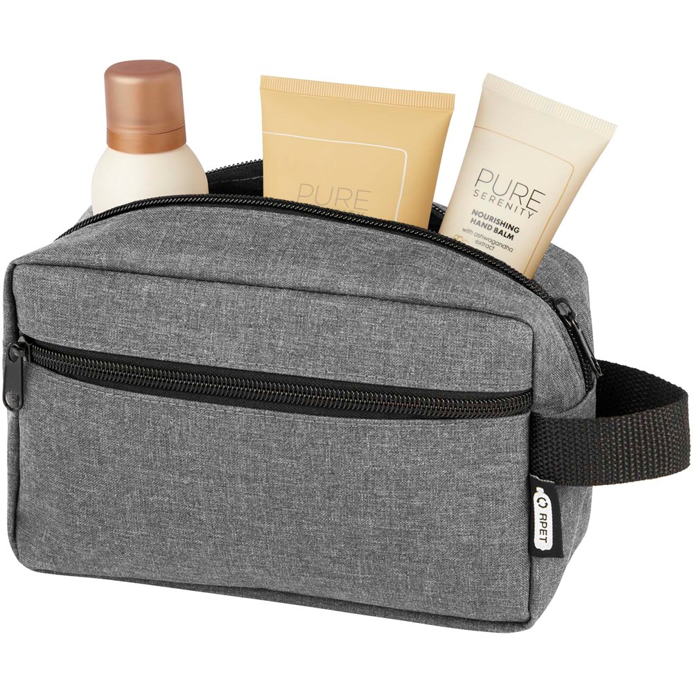 Ross GRS RPET Kulturbeutel, 1,5 l heather grau