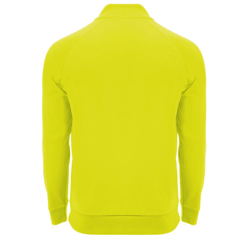 Epiro 200 g/m² Half-Zip Sweatshirt für Kinder fluorgelb
