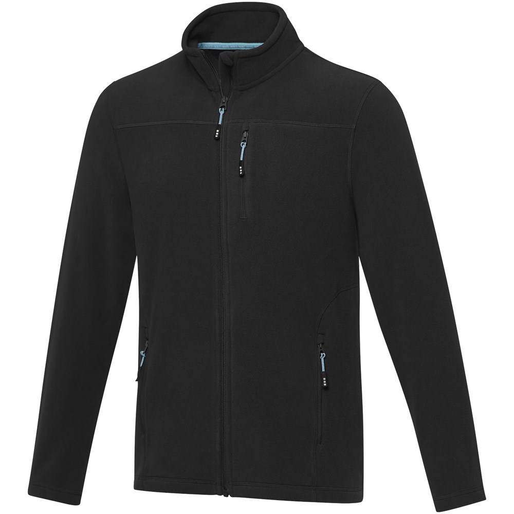 Amber GRS recycelte Fleecejacke für Herren Schwarz