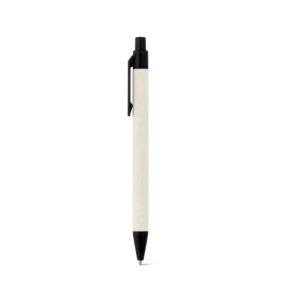 MILINK Stylo à bille fabriqué à partir de briques de lait recyclées noir