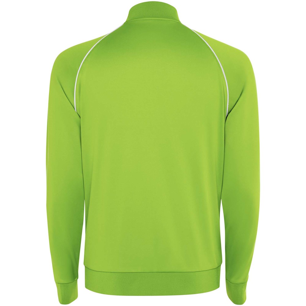 Valier Kinder Sweatshirt mit durchgehendem Reissverschluss fluorgrün