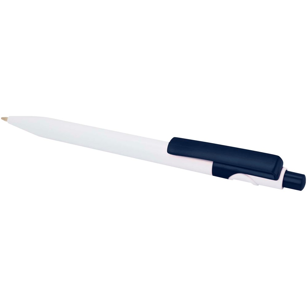 Stylo bille Unica en plastique recyclé (encre bleue) marine