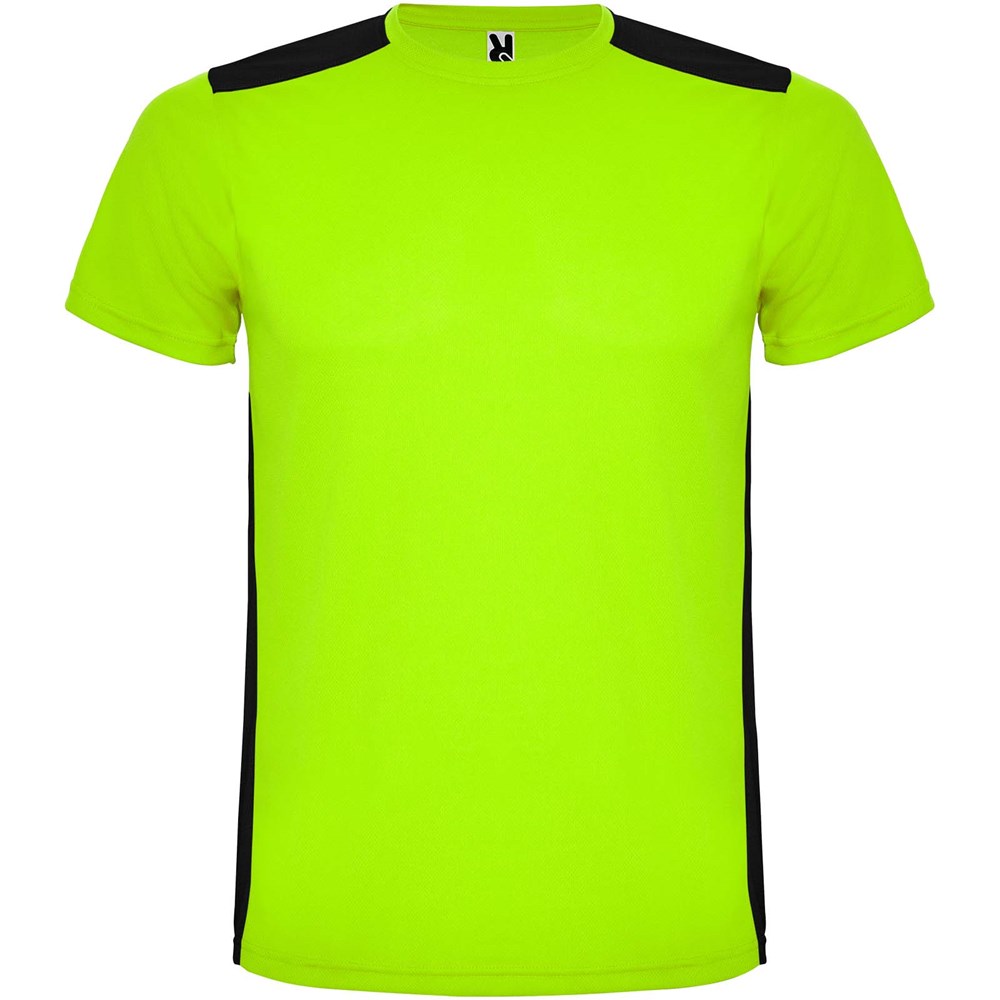 Detroit Sport T-Shirt für Kinder limone, schwarz