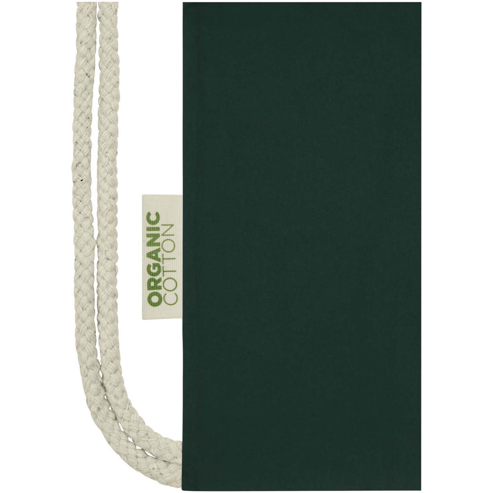 Orissa 140 g/m² Turnbeutel aus Bio-Baumwolle 5L dunkelgrün