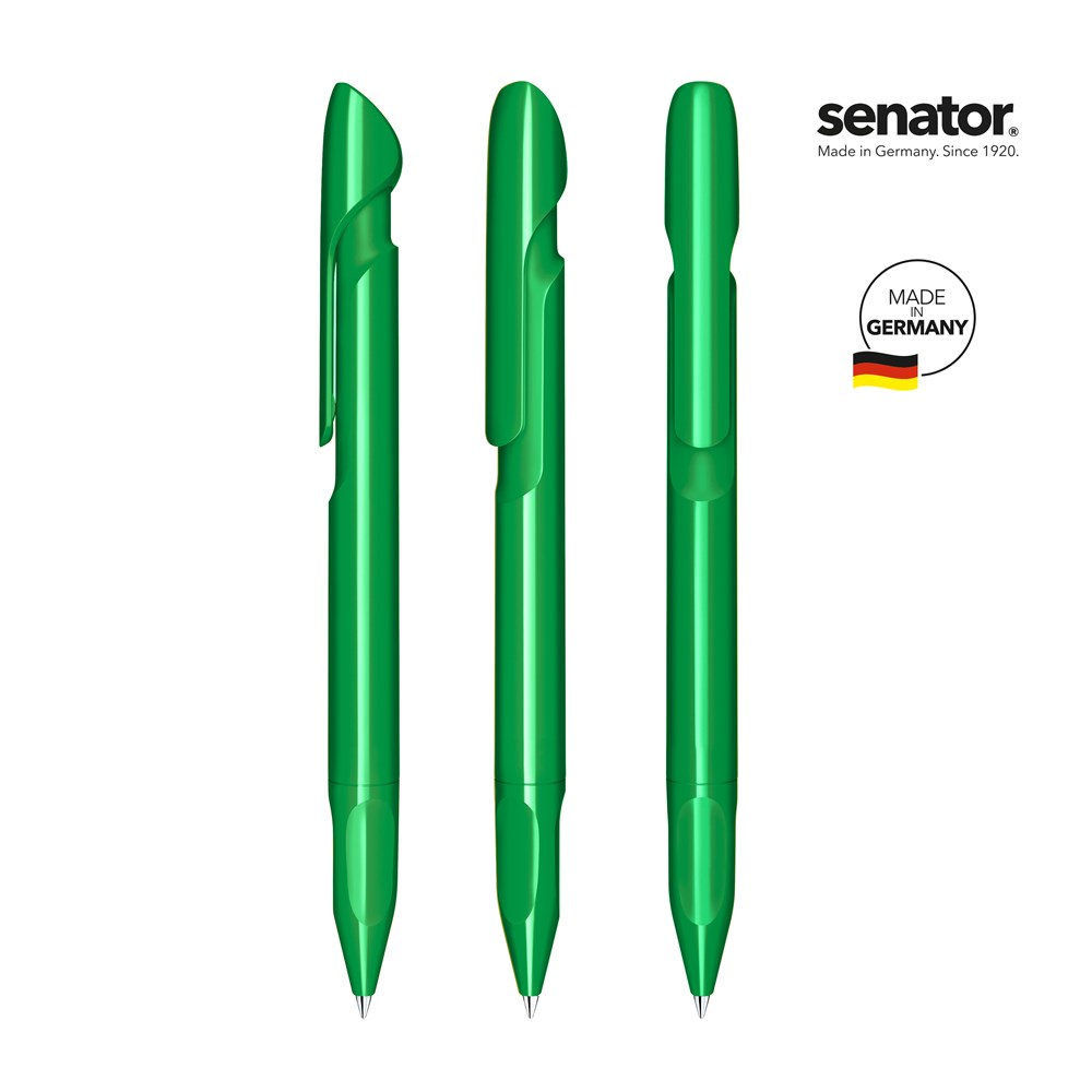 senator® Evoxx Polished Recycled Druckkugelschreiber vert foncé