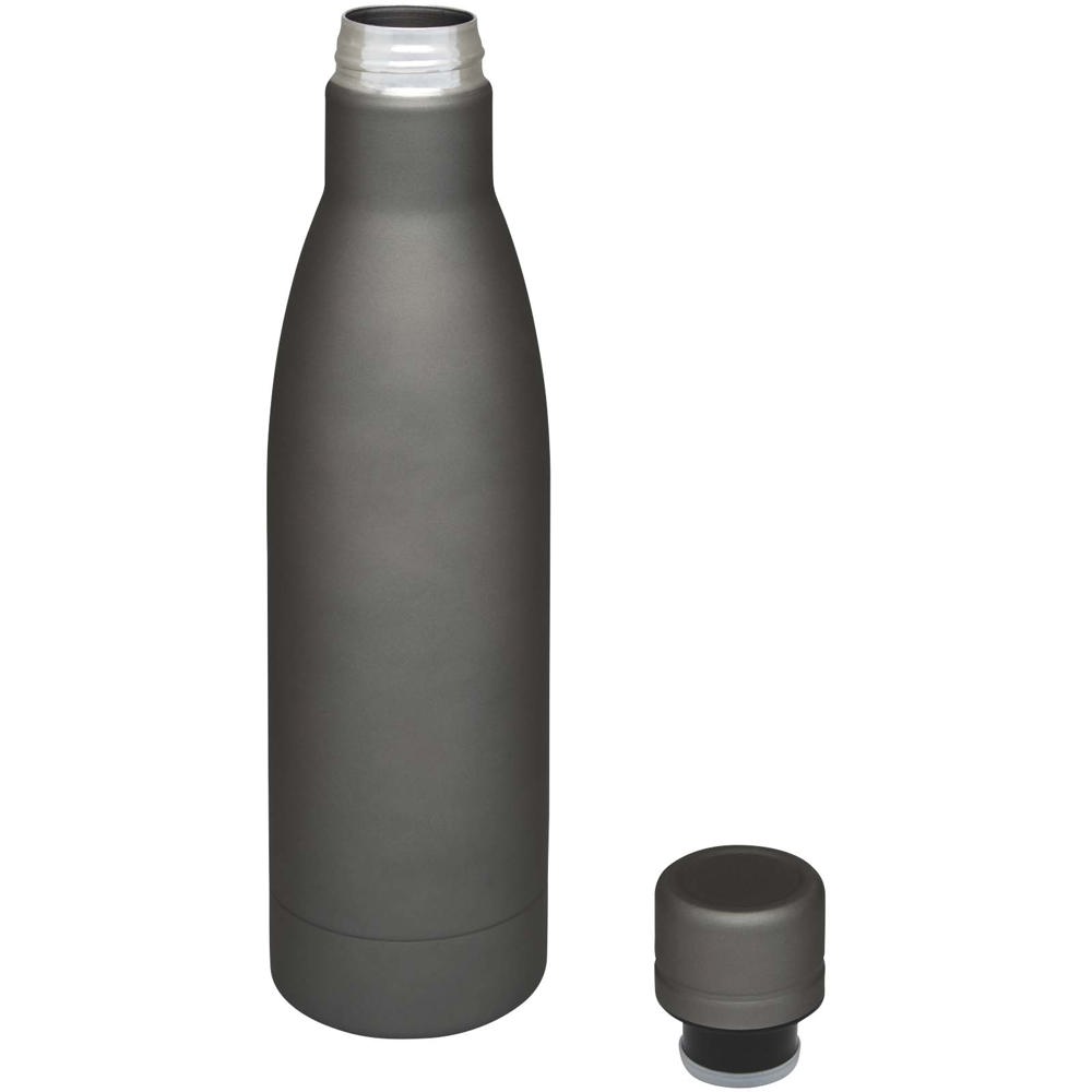 Bouteille isotherme Vasa sous vide avec couche de cuivre de 500 ml Gris Mat