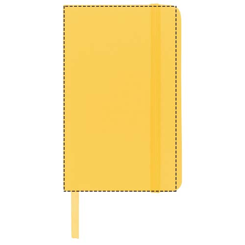 Carnet de notes A6 Spectrum à couverture rigide jaune
