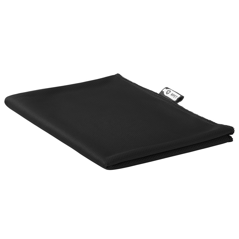Serviette de sport Recycling noir