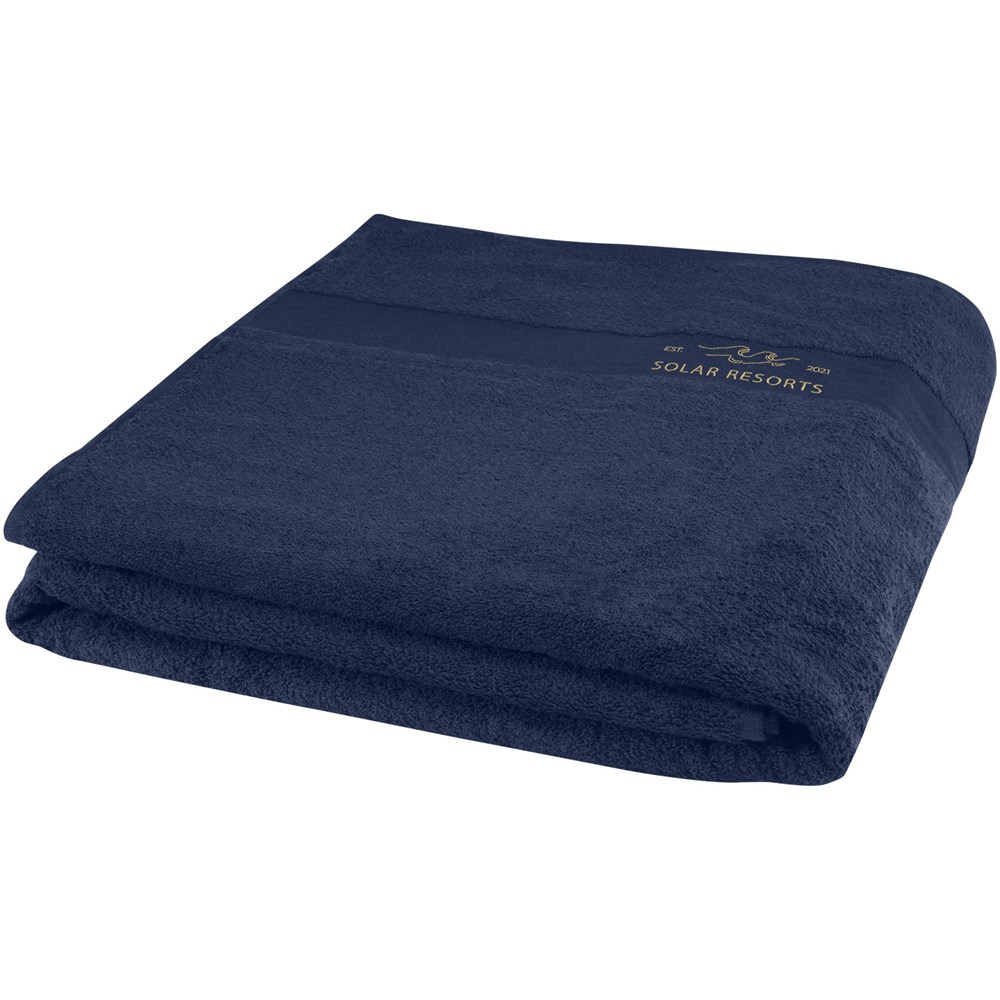 Evelyn 450 g/m² Baumwollhandtuch 100 x 180 cm navy