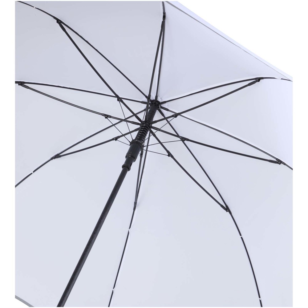 Parapluie Norman 76 cm en RPET résistant au vent blanc