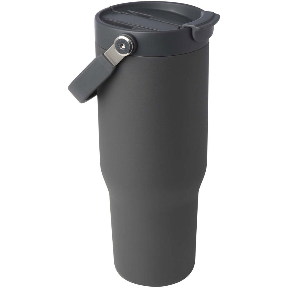 Bronx 900 ml RCS-zertifizierter Kupfer-Vakuum Isolierbecher aus Edelstahl mit Doppelfunktionsdeckel grau
