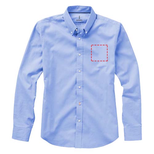 Chemise oxford manches longues homme Manitoba Bleu clair
