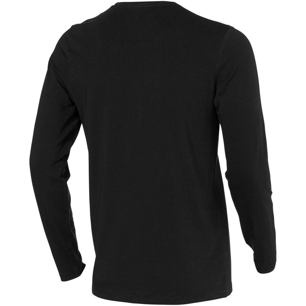 T-shirt bio manches longues homme Ponoka Noir