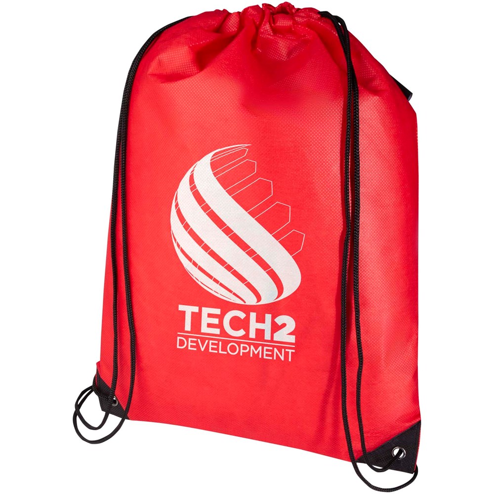 Evergreen Sportbeutel aus recyceltem GRS Non Woven 5 L rot