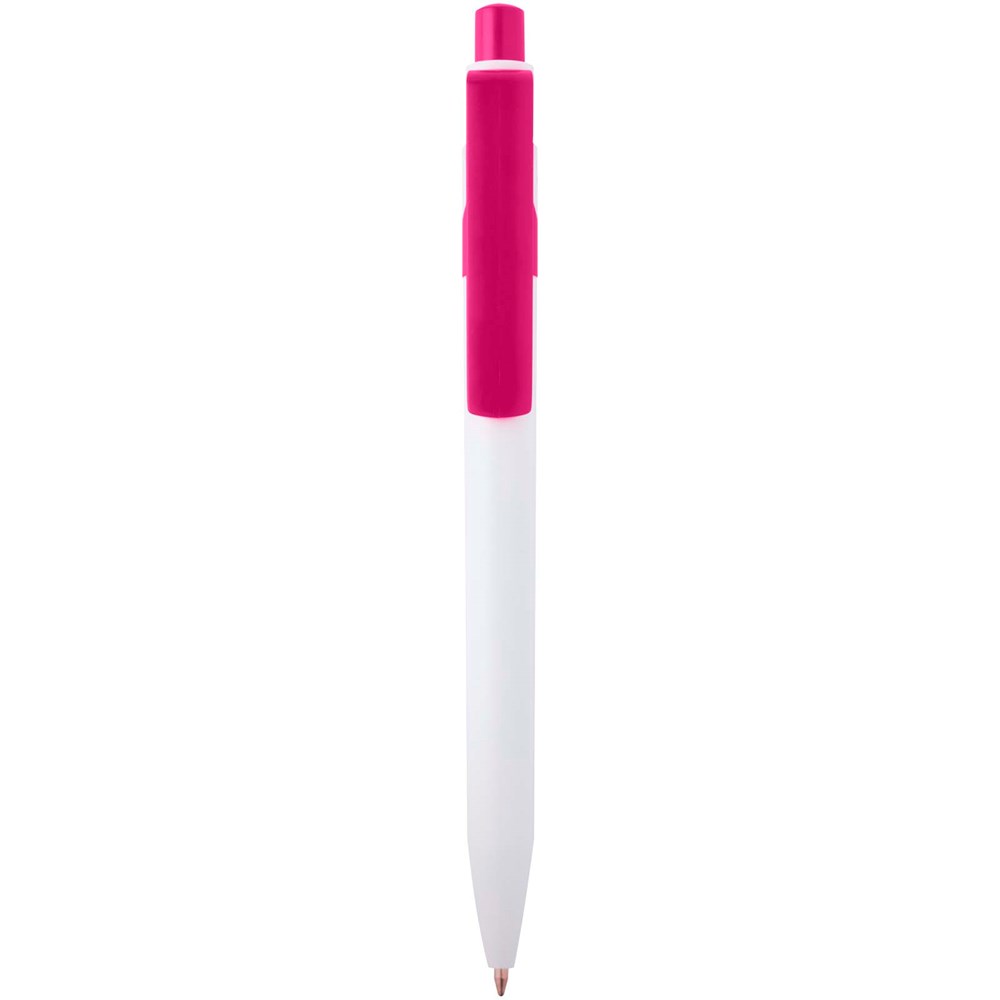 Stylo bille Unica en plastique recyclé (encre bleue) Magenta
