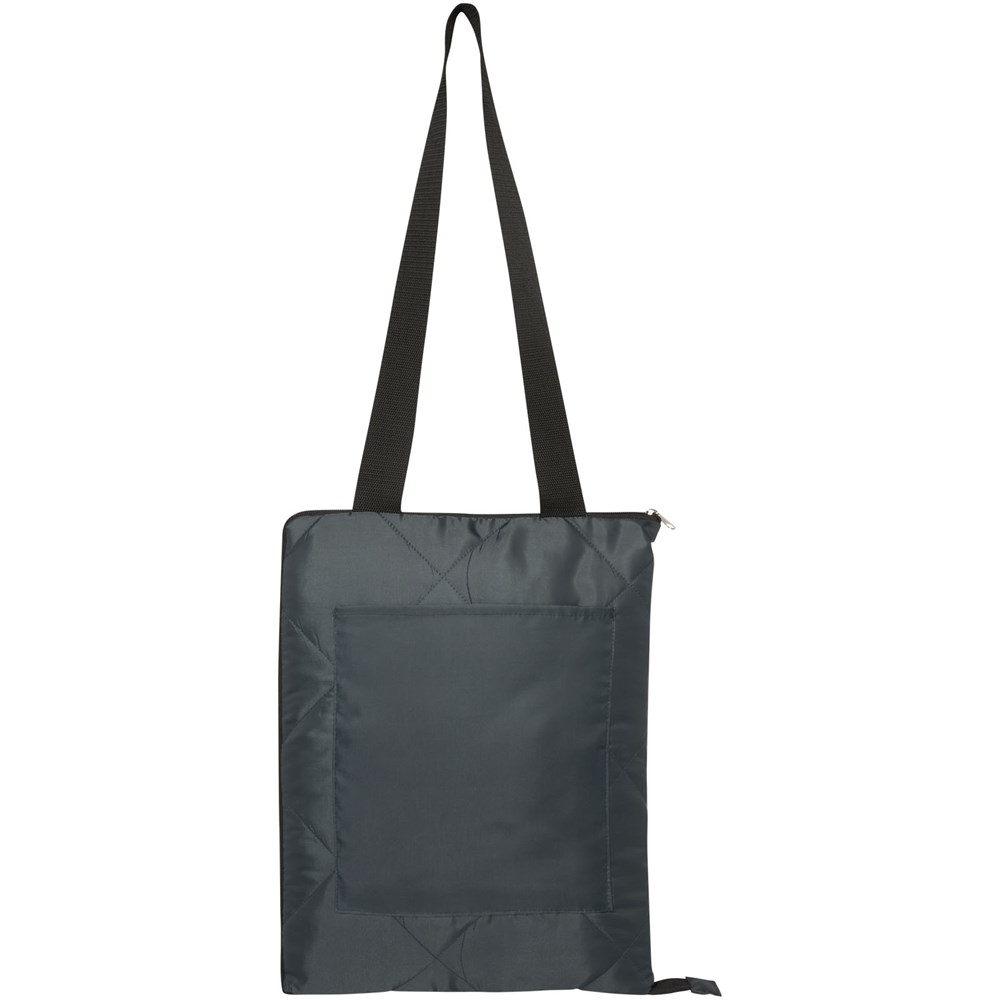Clary Picknickdecke aus Recyceltem GRS-Polyester grau