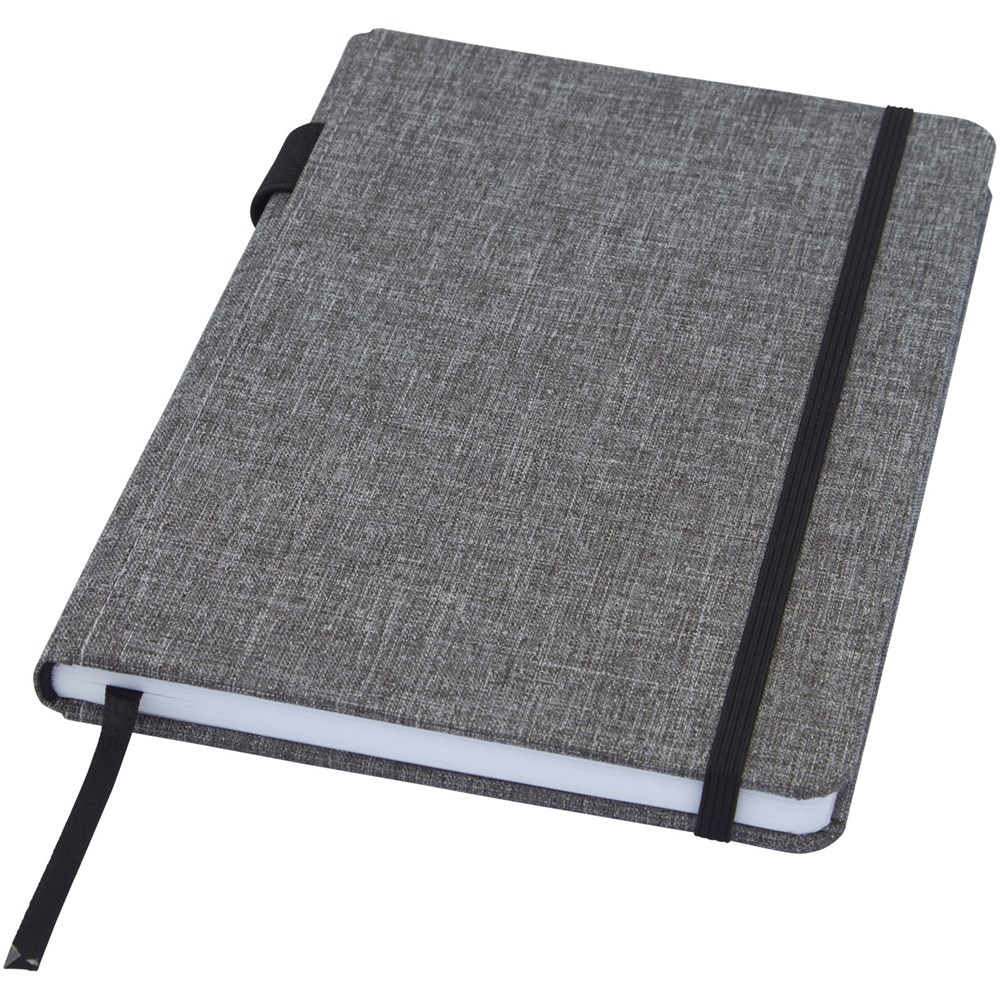 Orin A5 Notizbuch aus RPET heather grau