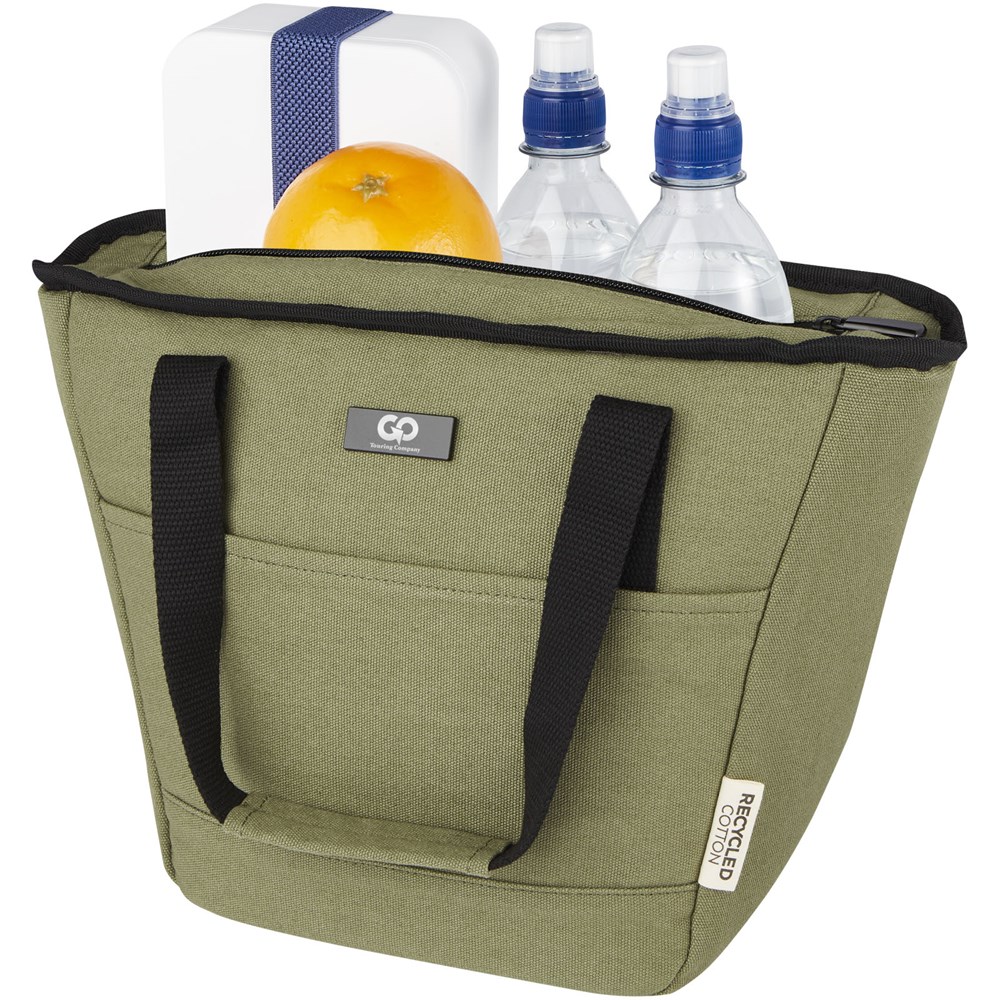 Joey GRS-recycelte Canvas Lunch Kühltasche 6 L für 9 Dosen olive