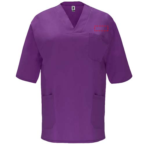 Panacea Kurzärmeliges Arbeitshemd, 160 g/m2, unisex traube