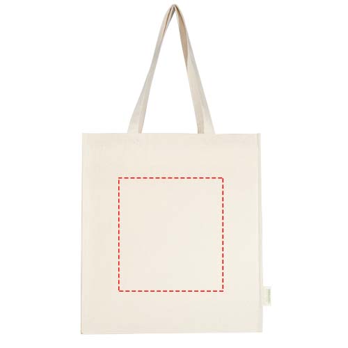 Sac shopping à soufflets Odisha bio OCS 180 g/m2 de 14 L Naturel