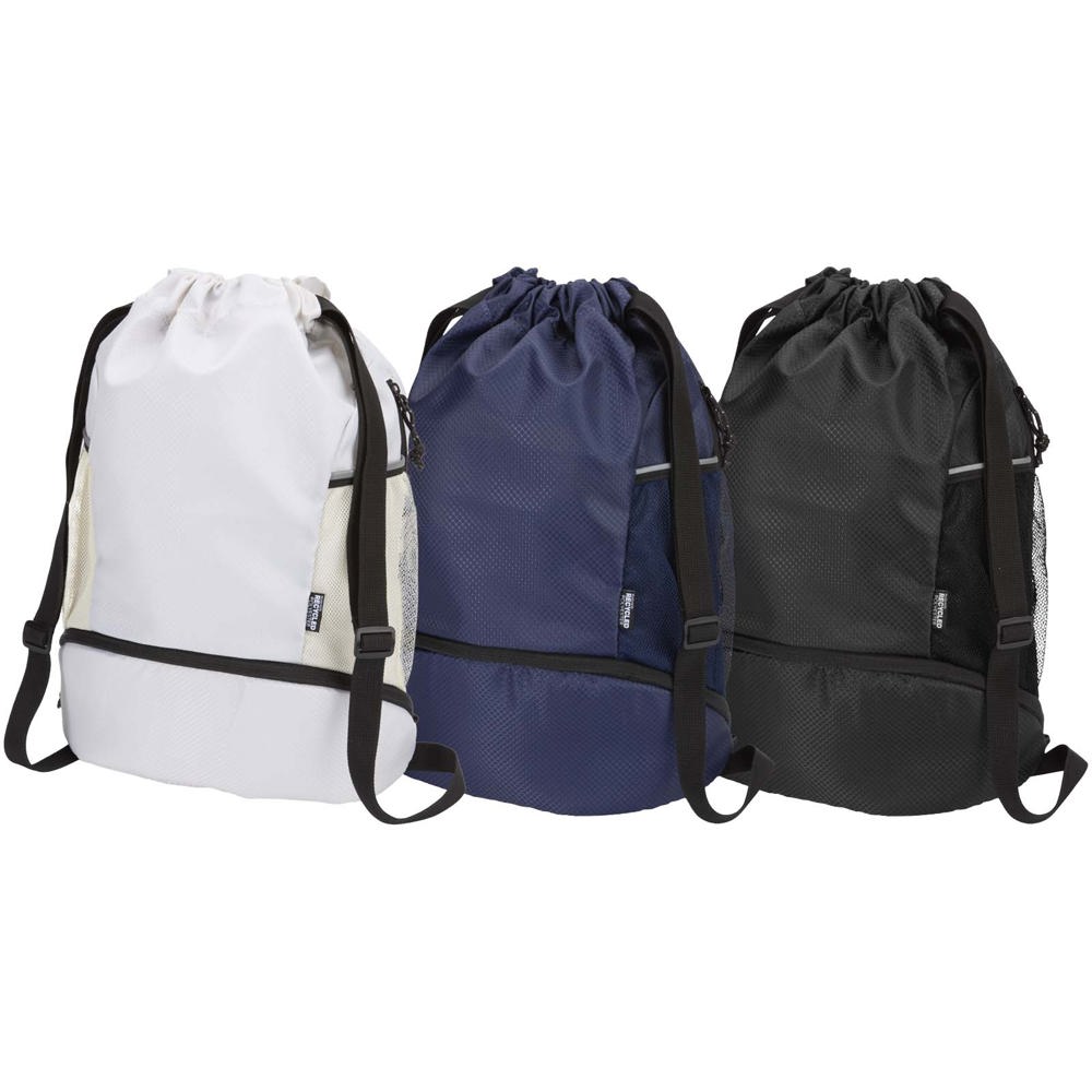 Sac de sport Nomad à cordon en matériaux recyclés certifiés GRS avec compartiment inférieur de 18 L Sandstone
