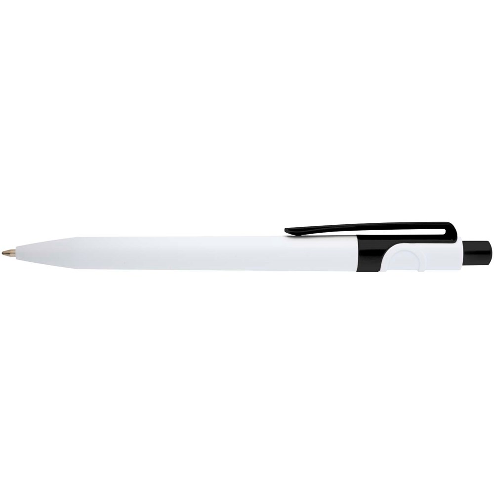 Stylo bille Unica en plastique recyclé (encre bleue) noir