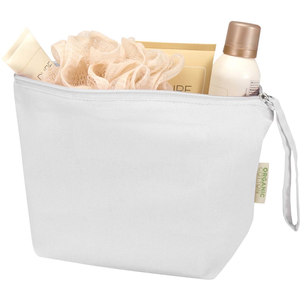 Grande pochette à accessoires Odisha de 3 L bio certifiée OCS 180 g/m² blanc