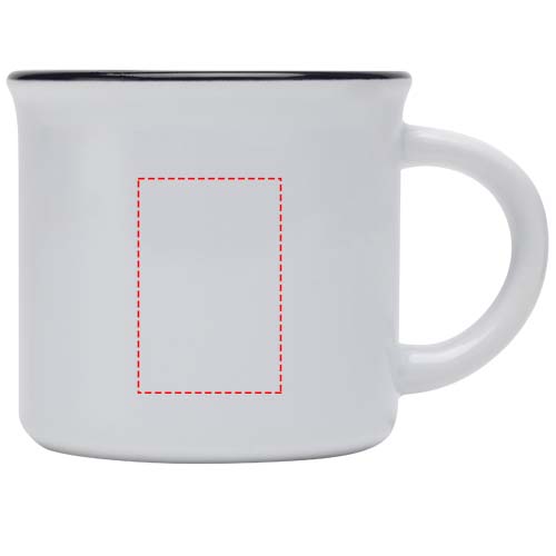 Mug Bari en céramique de 240 ml blanc