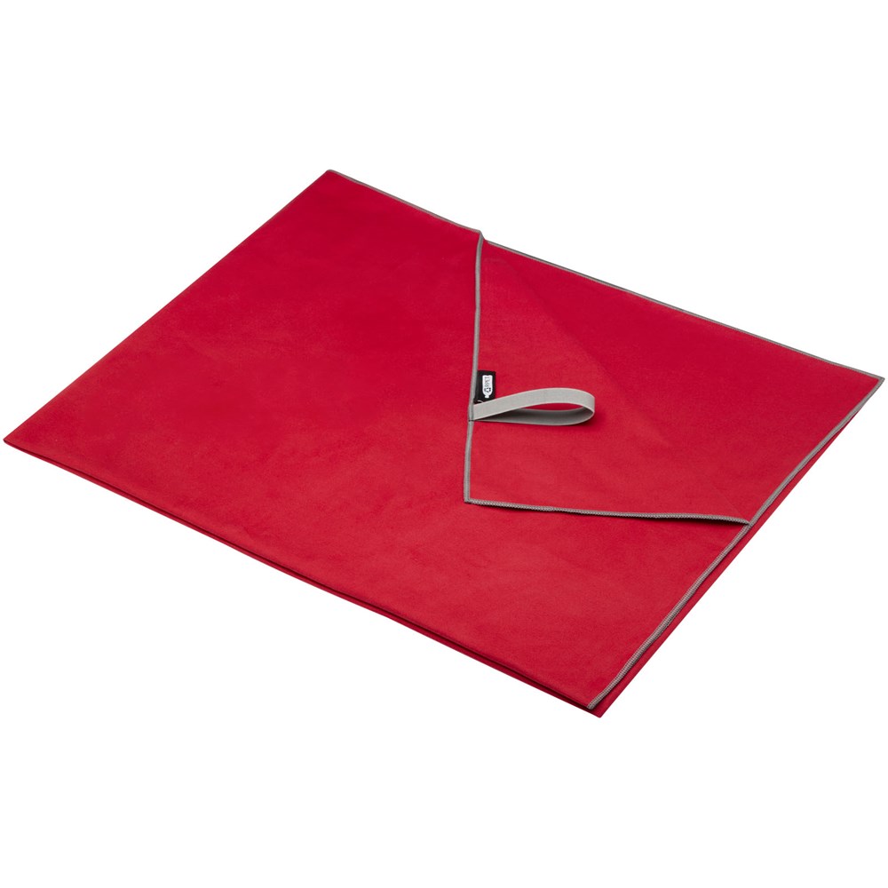 Pieter ultraleichtes und schnell trocknendes GRS Handtuch 100 × 180 cm rot