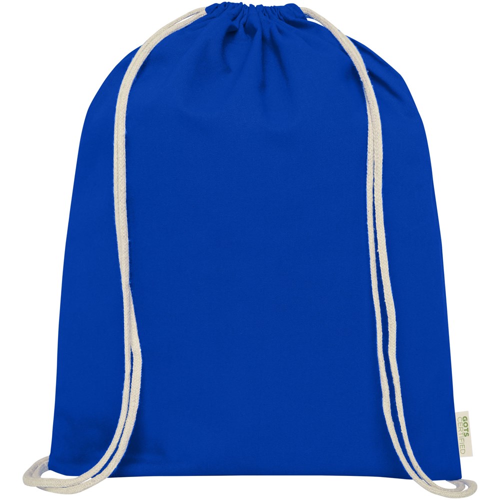 Orissa 140 g/m² Turnbeutel aus Bio-Baumwolle 5L royalblau