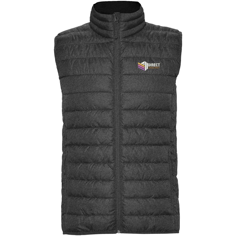 Oslo isolierter Bodywarmer für Herren heather schwarz