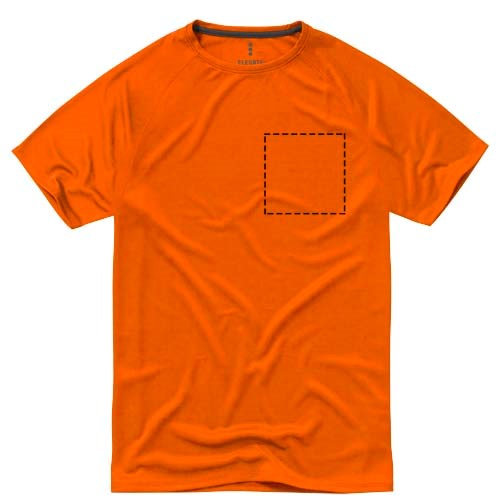T-shirt cool fit manches courtes homme Niagara Orange