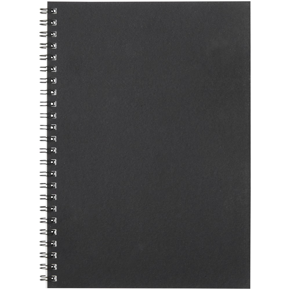 Carnet de notes spirales Desk-Mate® A5 coloré noir