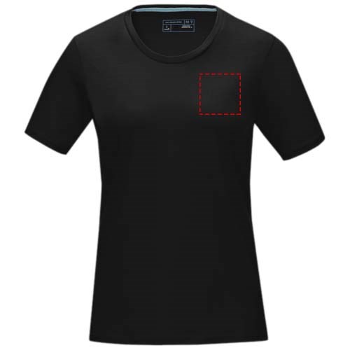 Azurite T-Shirt aus Bio-Baumwolle für Damen Schwarz