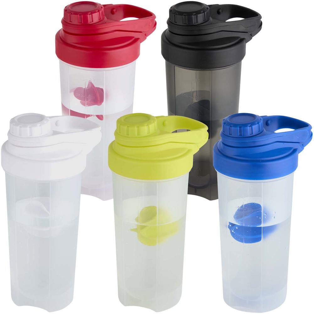 Bouteille de sport Forza de 700 ml avec bille de shaker bleu roi