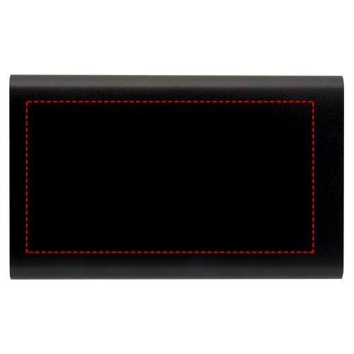 Pep 4000 mAh Type-C Powerbank aus recyceltem Aluminium schwarz