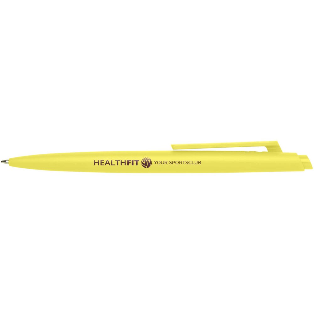 Stylo bille Ipe recyclé RCS (encre bleue) jaune