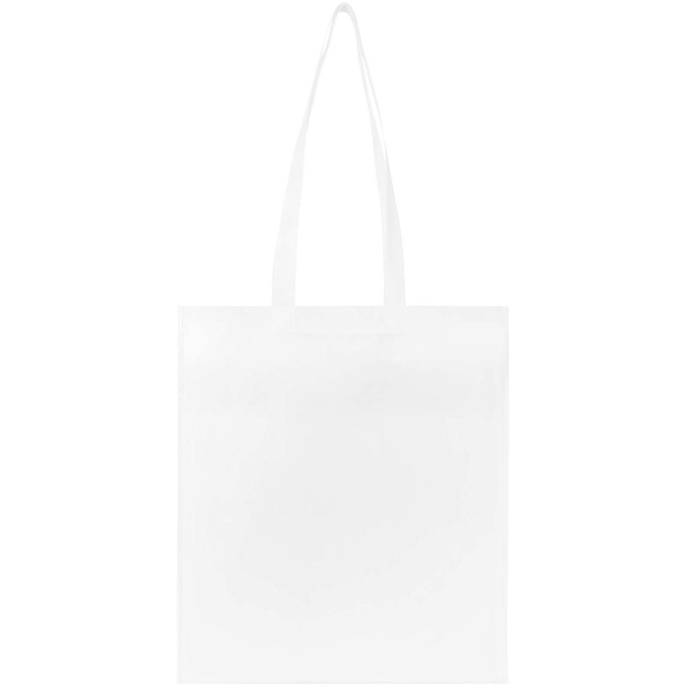 Sac shopping convention EcoSeal de 6 L non tissé en matériaux recyclés certifiés GRS Blanc