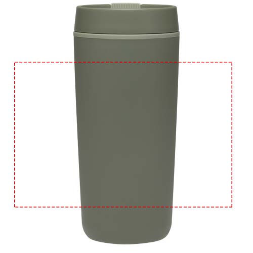 Gobelet en plastique à double paroi Sedona, 480 ml Vert