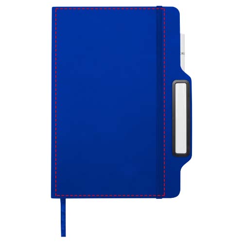Nexus A5 Hardcover Notizbuch mit Kugelschreiber und Bleistiftset (schwarze Mine) royalblau