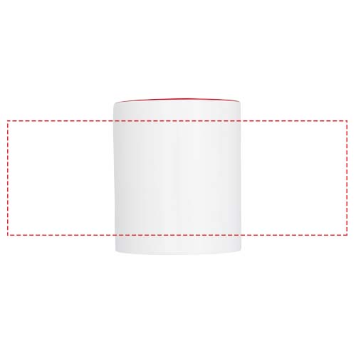Tasse Pix de 330ml de style pop pour marquage sublimation rouge